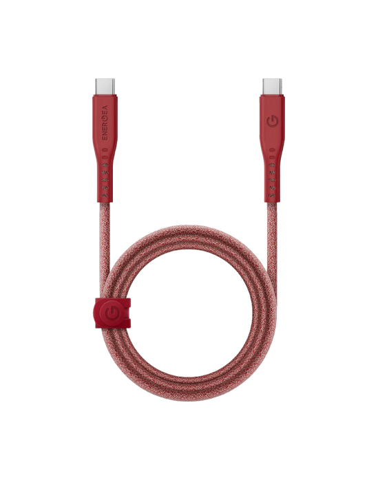 สายชาร์จ Energea USB-C to USB-C 240W with MCT 1.5M Red