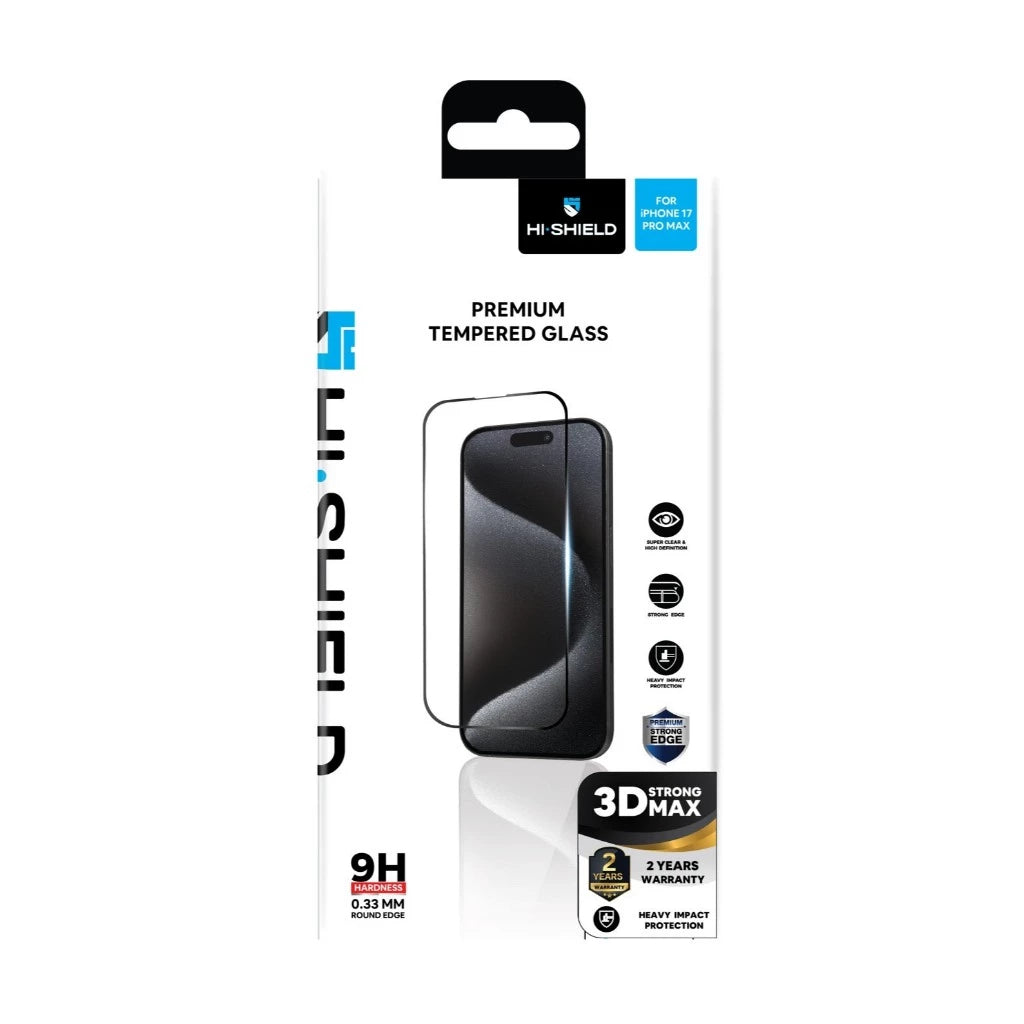 ฟิล์มกระจก Hishield Double Strong Glass Film For iPhone 17