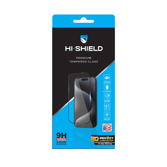 ฟิล์ม Hishield Tempered Glass Privacy Film For iPhone 17