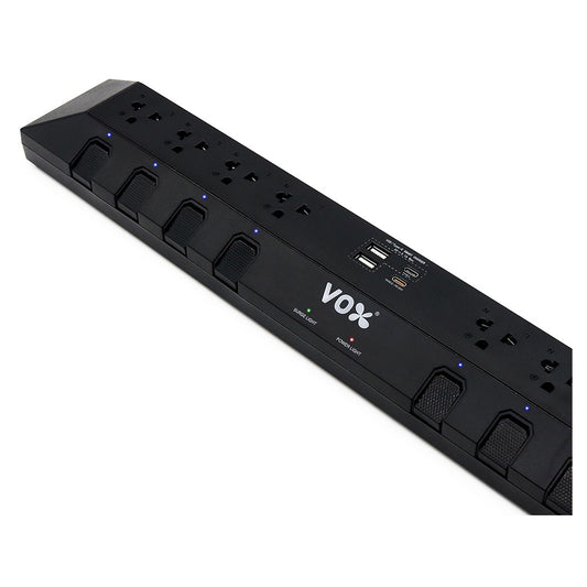 Vexxo ปลั๊กไฟ Studio 8Outlet 8Switch 2USB + 1Type-C PD20W - BLACK