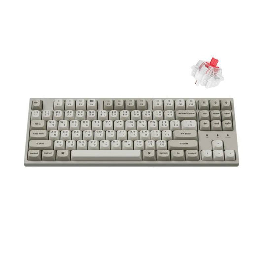 Keychron C1 Pro 8K QMK Wired Custom Mechanical Keyboard - Red Switch