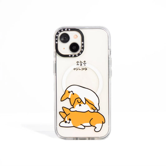 เคสไอโฟน Avocado For iPhone 15 Shiba Dog Crystal Clear