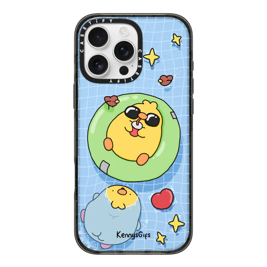 เคส Casetify iPhone 16 Pro Impact Case Magsafe Pool Birb