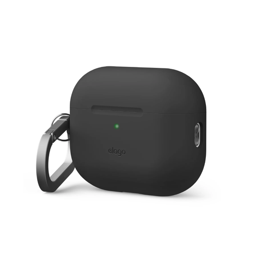 เคสแอร์พอร์ต Elago Airpods Pro 3 Silicone Hang Case Black
