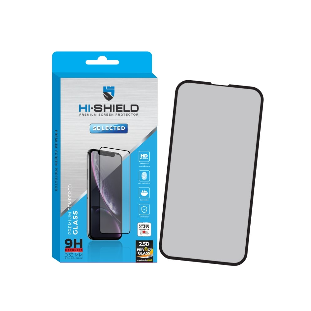 ฟิล์ม Hishield Selected 2.5D Privacy Glass iPhone 17