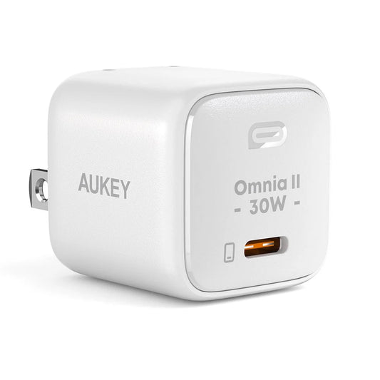 อะแดปเตอร์ Aukey Wall Charger 1 USB-C White