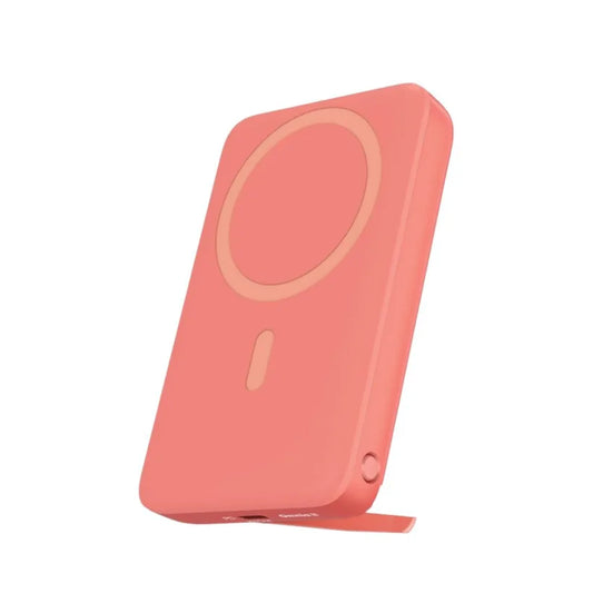 พาวเวอร์แบงค์ Aukey 10,000 mAh Magnetic Wireless Charging PB-MS02 CORAL