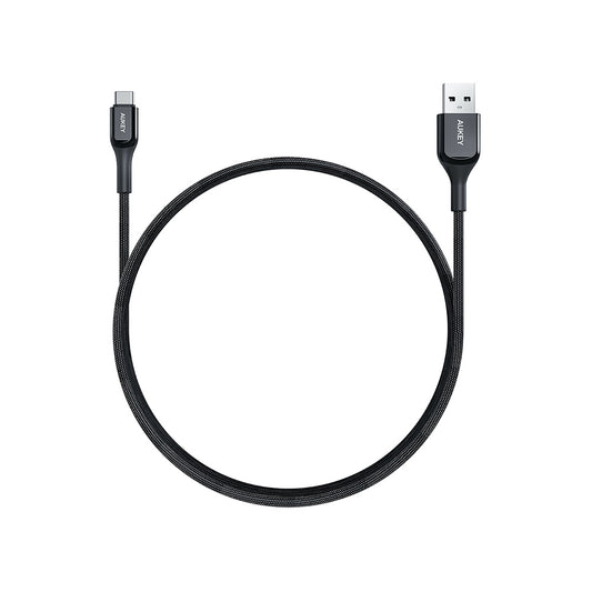 สายชาร์จ Aukey USB-A to USB-C 2 เมตร Black
