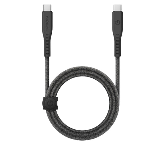 สายชาร์จ Energea USB-C to USB-C 240W Display with MCT 1.5M Black