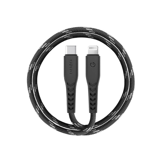 Energea Cable Nyloflex USB-C To Lightning MFI 1.5M Black