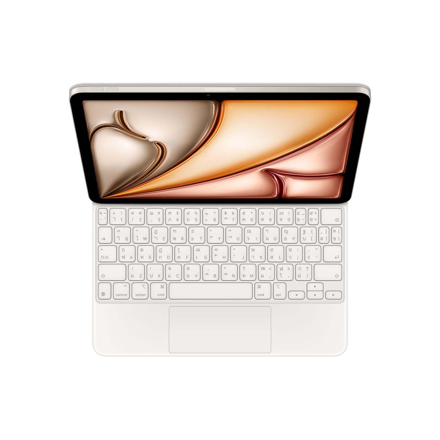 Magic Keyboard สำหรับ iPad Air รุ่น 11 นิ้ว (ชิป M2) - ไทย - สีขาว