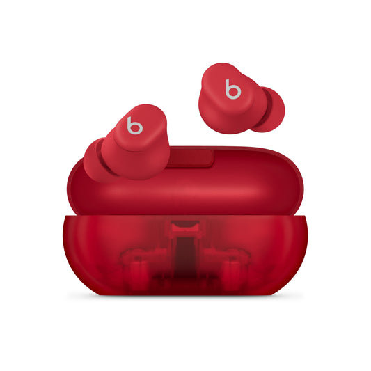 Beats Solo Buds True Wireless Earbuds Transparent Red