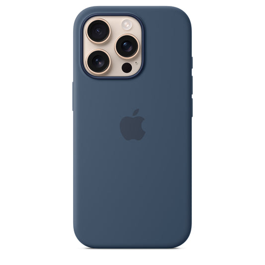 iPhone 16 Pro Silicone Case with MagSafe Denim