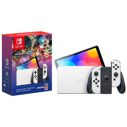 เครื่องเล่นเกม Nintendo Switch OLED Mario Kart 8 Deluxe Bundle