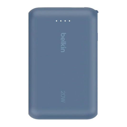 แบตเตอรี่สำรอง Belkin Boostcharge Power Bank 10K With Integralated Cableblue