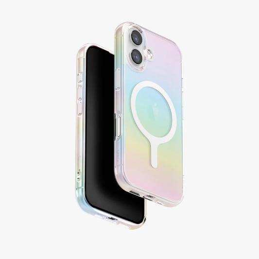 เคสไอโฟน Uniq Hybrid iPhone 17 Magclick Charging Iridescia - Holo Quartz