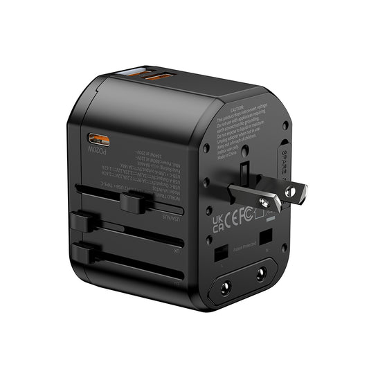 หัวแปลงปลั๊กไฟ Veger Universal Adapter (VA-INT01) Black