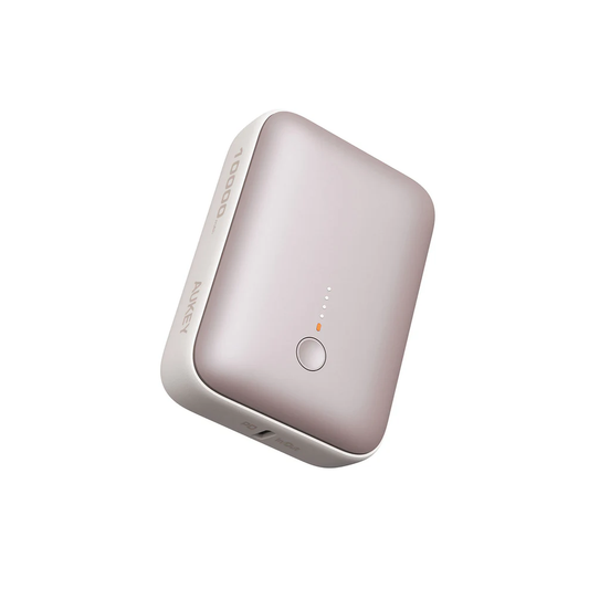 แบตเตอรี่สำรอง Aukey Pby55 Spark Mini 10,000 Compact Fast Charging Power Bank Desert Gold