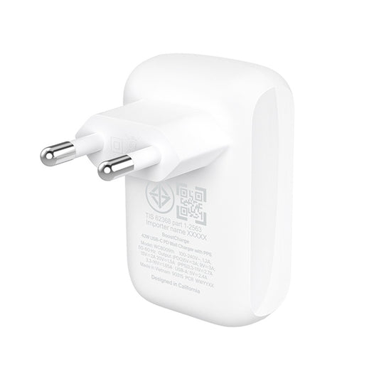 อะแดปเตอร์ Belkin Wall Charger 42W 1 USB-A / 1 USB-C
