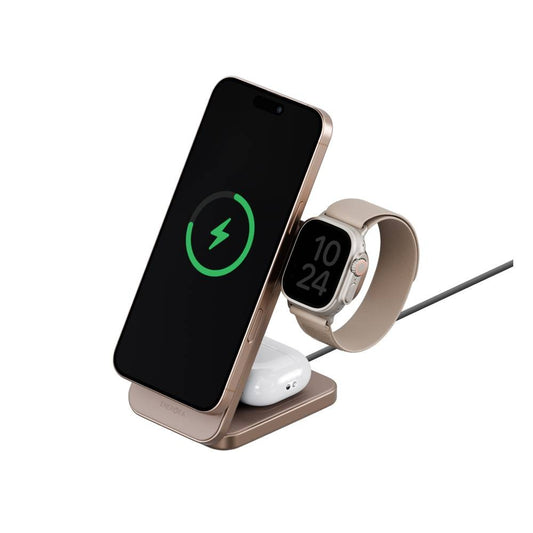 ที่ชาร์จไร้สาย Energea 3in1 Qi2 Wireless Charger Foldable Magnetic Gold