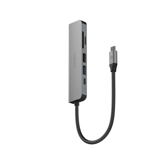 Energea Aluhub HD3 6in1 USB-C Hub Gunmetal
