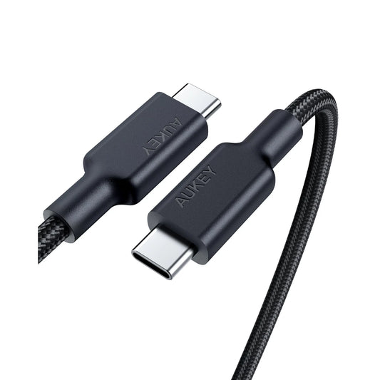 สายชาร์จเร็ว Aukey CB-CD45 USB-C to USB-C Black