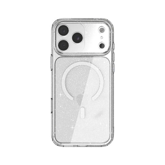 JTLEGEND Glitter Hybrid Cushion Mag เคสสำหรับ iPhone 18 Pro - Crystal