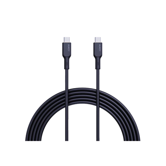 สายชาร์จเร็ว Aukey CB-SCC101 USB-C to USB-C Cable 1M Black