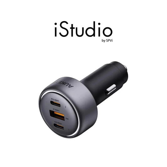 ที่ชาร์จในรถยนต์ Aukey CC-P1 Pathfinder Mix 3 66W Fast Charging Car Charger (3 พอร์ต)