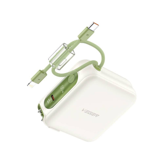 แบตเตอรี่สำรอง Veger Vpc1502Pd Pro Power Bank 15,000 mAh (Matcha Green)