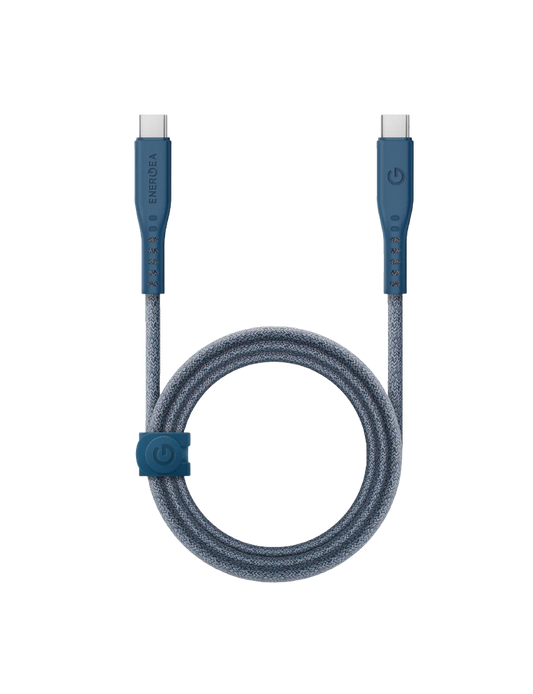 สายชาร์จ Energea USB-C to USB-C 240W with MCT 1.5M Blue