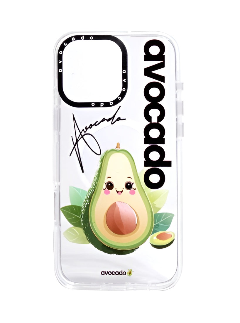 เคสไอโฟน Avocado For iPhone 15 Happy Avocado Crystal Clear