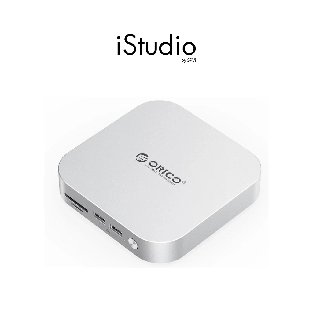 ORICO USB HUB Docking Station สําหรับ Mac Mini M1 M2 M4 NVMe SSD พอร์ต USB A/C [40GBPS]