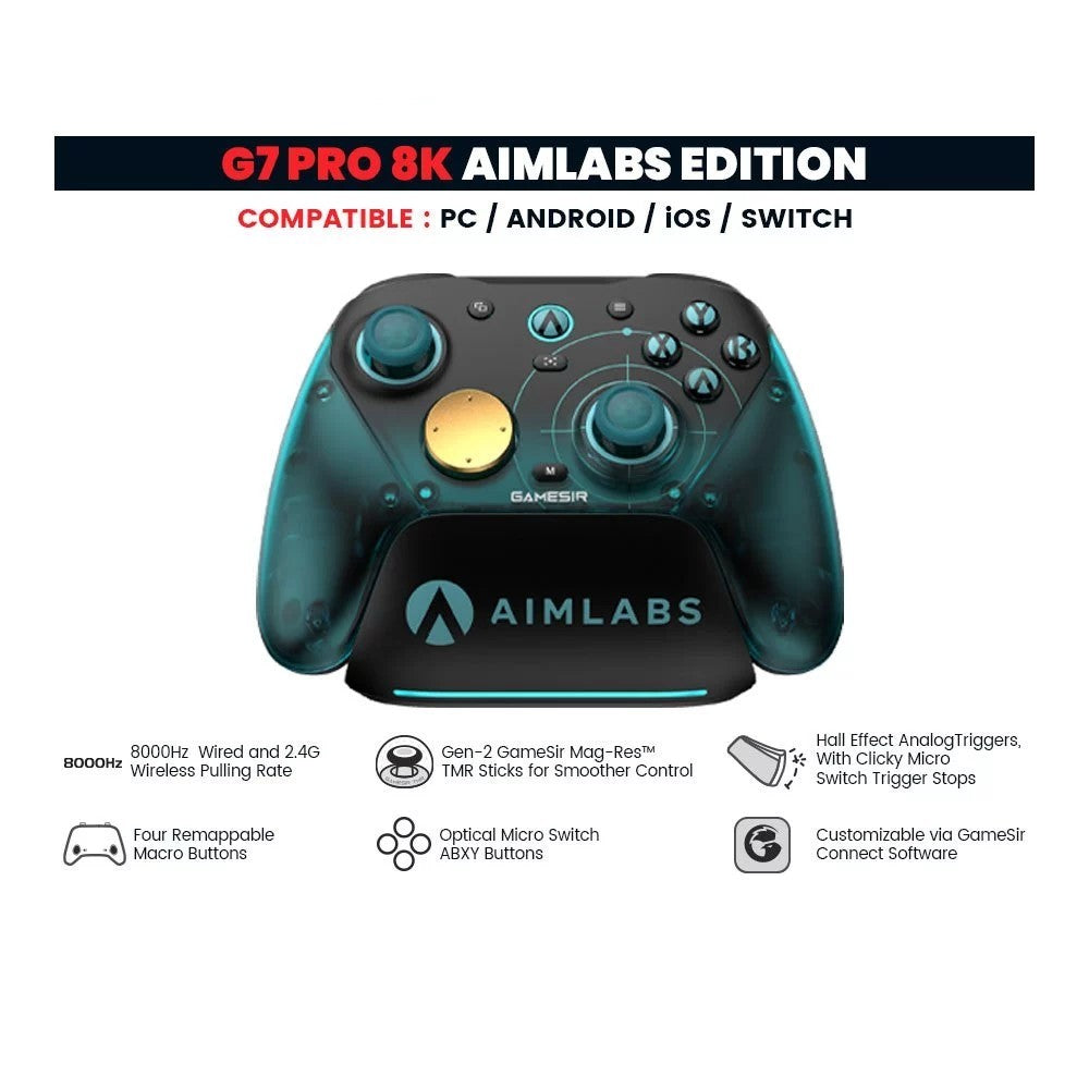 GameSir G7 Pro 8k PC - Controller Aimlabs