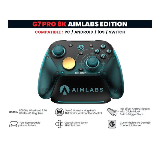 GameSir G7 Pro 8k PC - Controller Aimlabs