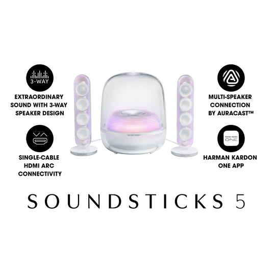 HARMAN KARDON SOUNDSTICKS 5 - WHITE