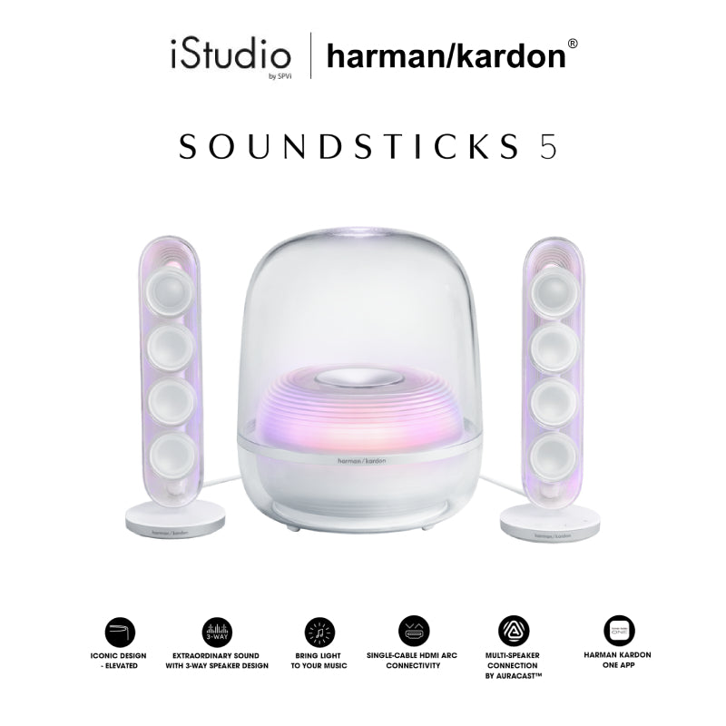 HARMAN KARDON SOUNDSTICKS 5 - WHITE