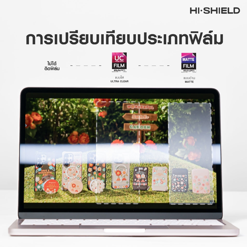 HISHIELD MATTE PET FILM FOR MACBOOK NEO 13
