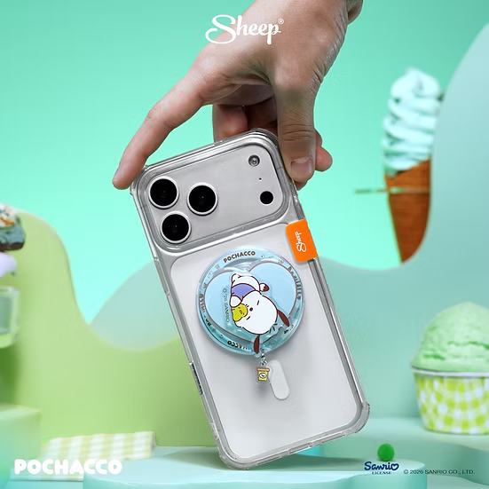 APPLESHEEP PHONE GRIP - POCHACCO DREAM