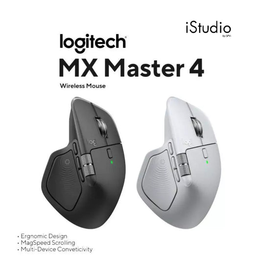 LOGITECH MX MASTER 4 PERFORMANCE WIRELESS MOUSE - GRAPHITE