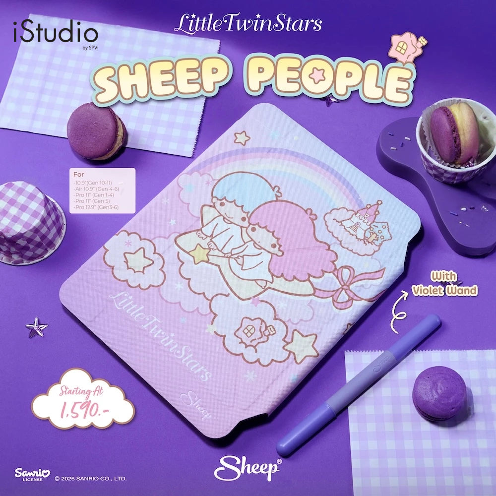 APPLESHEEP PEOPLE CASE FOR IPAD AIR4-7 - LITTLE TWIN STARS