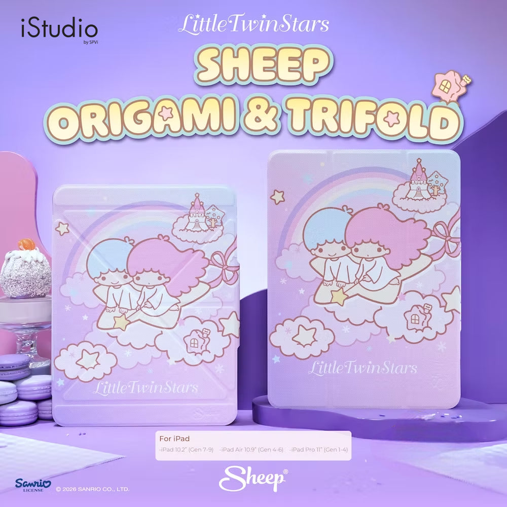APPLESHEEP ORIGAMI CASE FOR IPAD AIR4-7 - LITTLE TWIN STARS