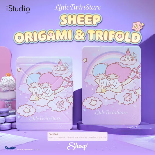 APPLESHEEP ORIGAMI CASE FOR IPAD AIR4-7 - LITTLE TWIN STARS