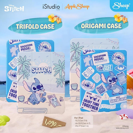 APPLESHEEP ORIGAMI CASE FOR IPAD AIR 4-7 - STITCH BEACH