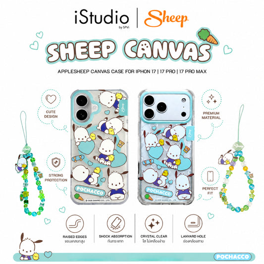 APPLESHEEP CANVAS CASE FOR IPHON 17 PRO - POCHACCO