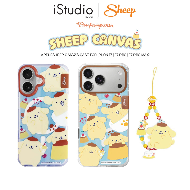 APPLESHEEP CANVAS CASE FOR IPHONE 17 - POMPOMPURIN