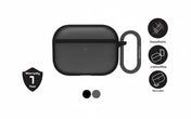 เคสแอร์พอร์ต JTLEGEND For Airpods Pro 3 Edge Solid ShockProof Matte Black