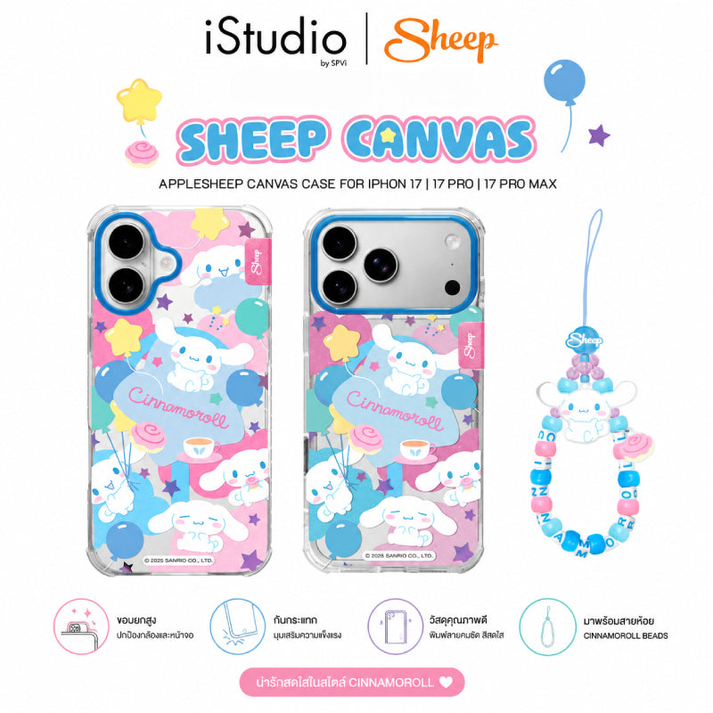 APPLESHEEP CANVAS CASE FOR IPHON 17 PRO - CINNAMOROLL