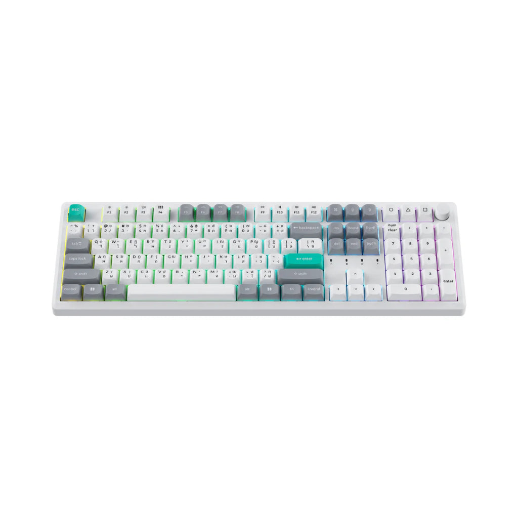 KEYCHRON C100 TMR 8K Wired Magnetic Switch Keyboard - SPACE SILVER