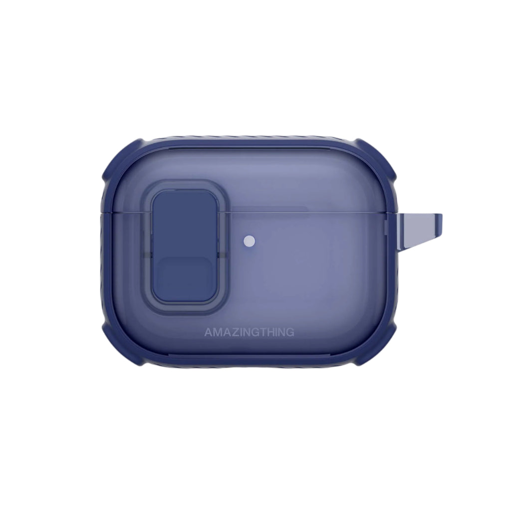 AMAZINGTHING CASING FOR AIRPODS PRO 3 TITAN PRO MAG- CLEAR BLUE